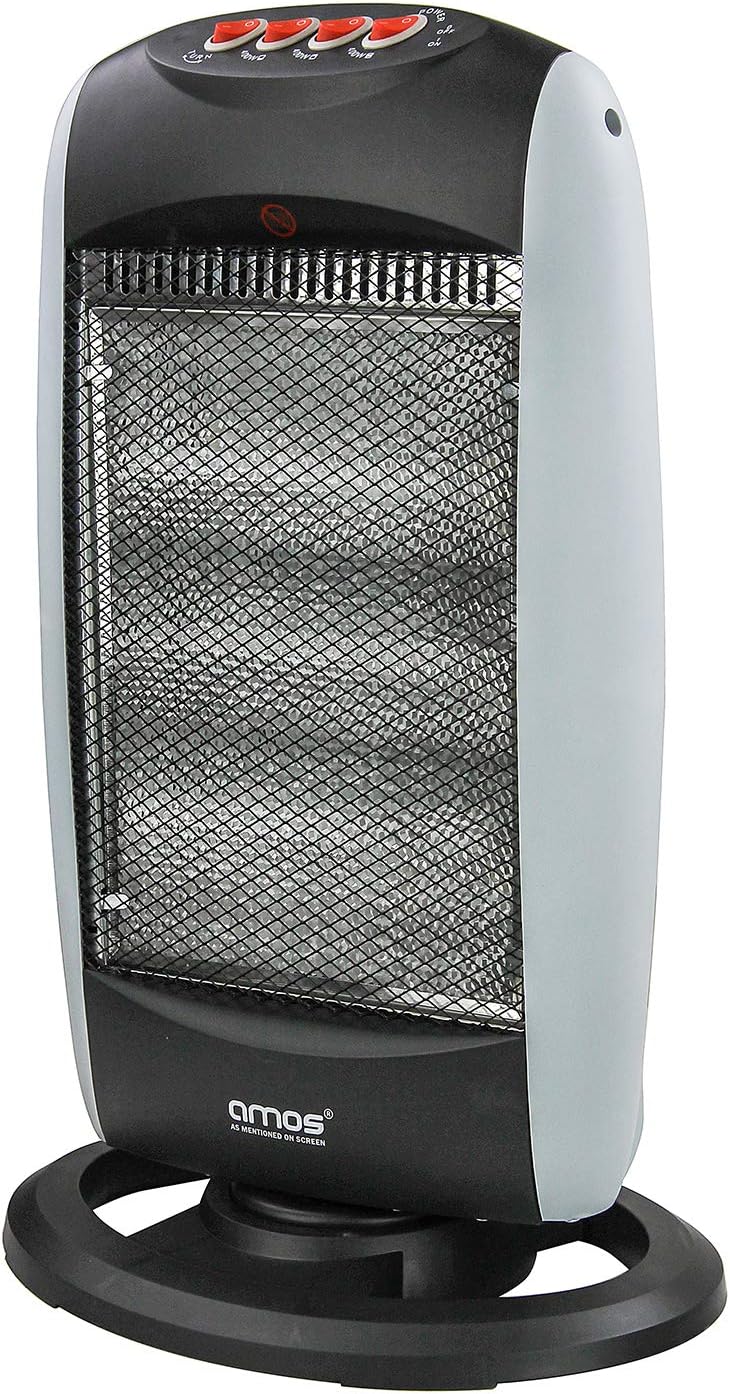 Halogen heater for instant warmth