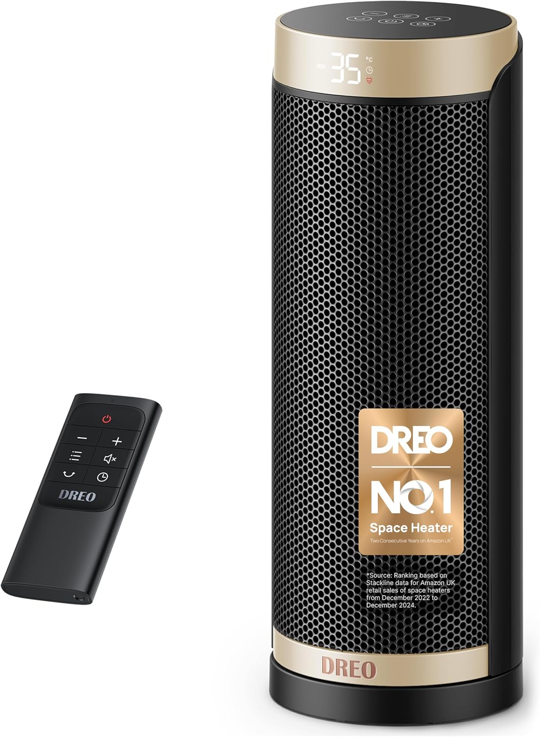 Smart ceramic tower heater